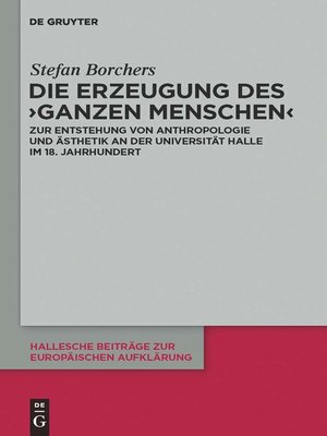 cover image of Die Erzeugung des 'ganzen Menschen'